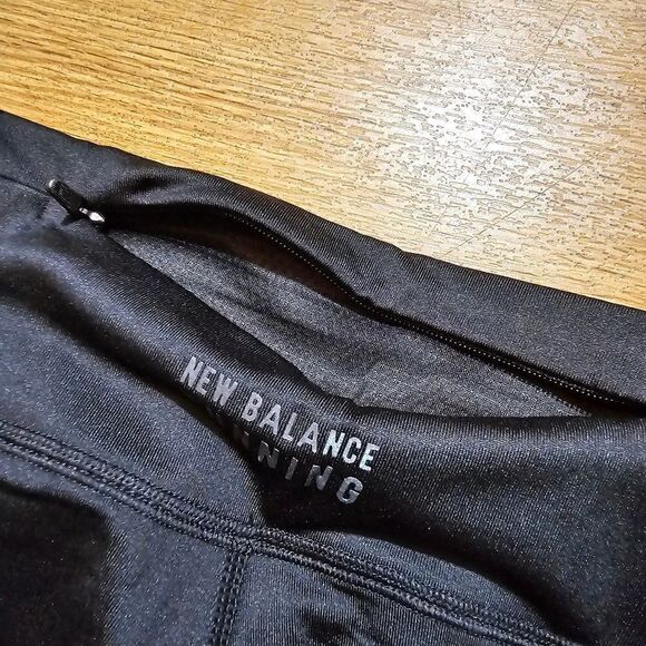 New Balance Impact Run Heat Tights Women's 2XL XXL Black Silver 3M Fleece Lined - Picture 11 of 16